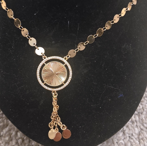 21kgp Dubai Jewelry -Elegant Gold Necklace and Bracelet Set - Picture 5 of 9